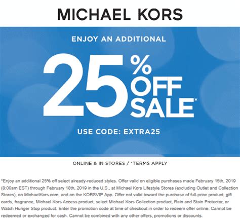 michael kors promos|Michael Kors amex offer.